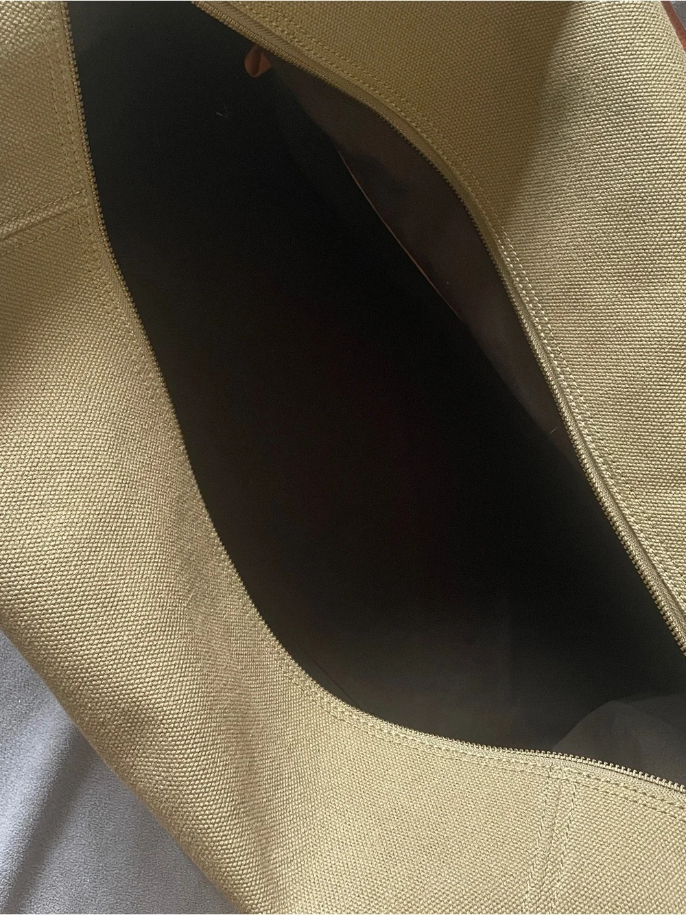 Mark & Graham Canvas and Leather Weekender Bag